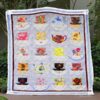 Tea Party Quilt Blanket Bn14  Quilt